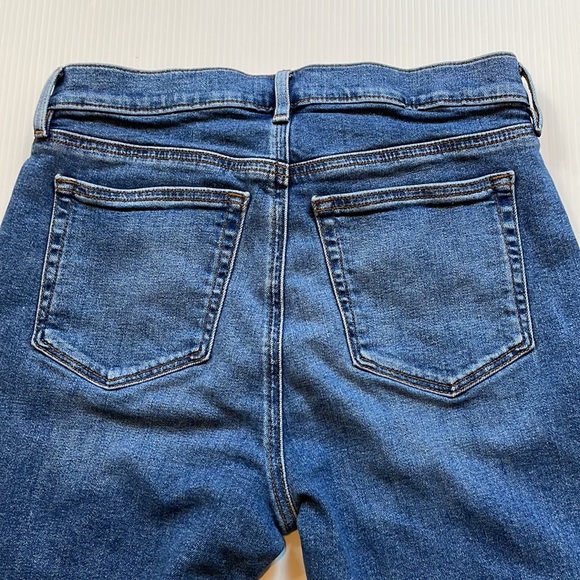 Loft high waist skinny jeans, slim pockets, women’s size 28 petite - Picture 15 of 16